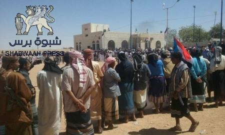 شبوه تحتفل بالذكرى الأولى لاعلان عدن التاريخي