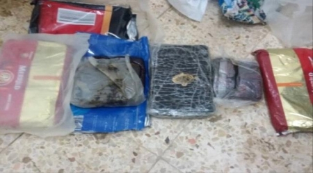 النخبة الشبوانية تضبط حشيش اثناء محاولة تهريبه الى عتق