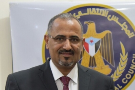 الرئيس الزُبيدي يُعزي العاهل الأردني في ضحايا سيول البحر الميت