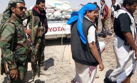 المقدم وجدي باعوم يدشن حملة منع دخول القات لمدينة عتق